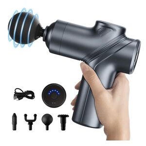 Person Premium Black VR Mini Massage Gun 🦋